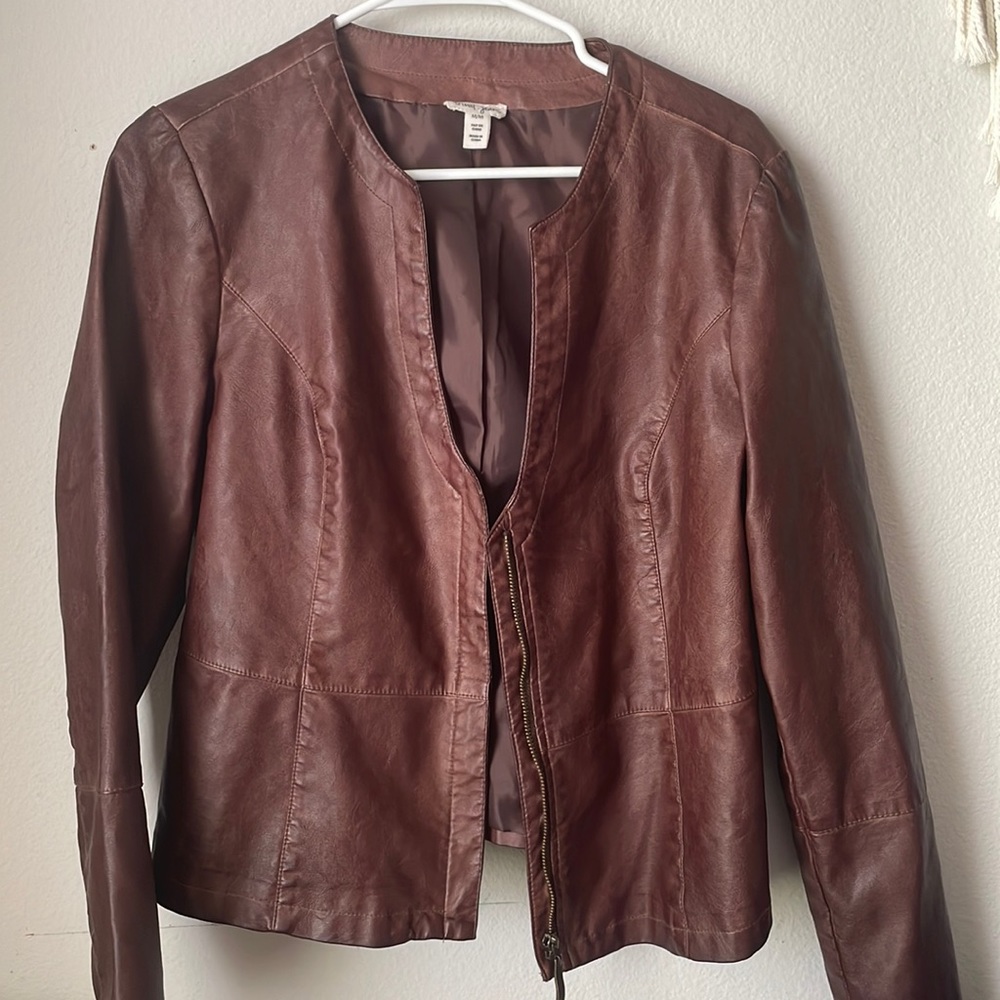 TRIBAL JEANS leather Jacket